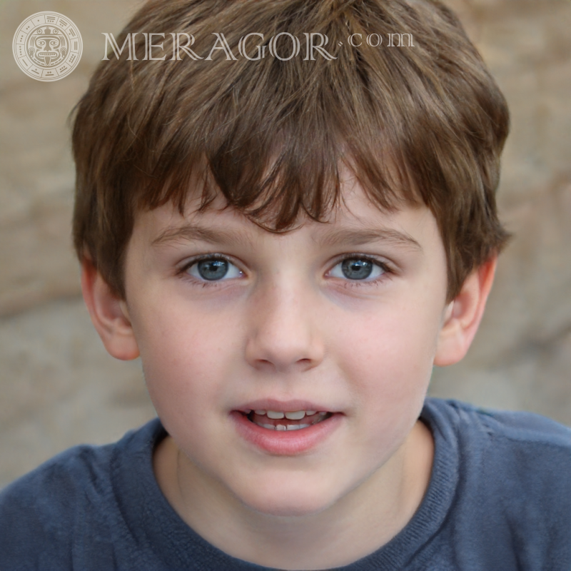 O rosto de um menino de 400 por 400 pixels Rostos de meninos