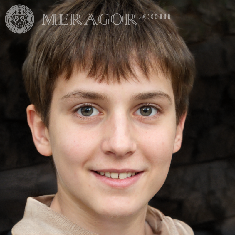 Photo of a boy's face for OK Faces of boys