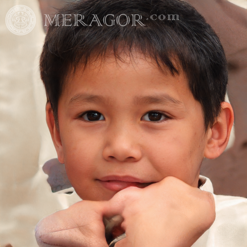 Photo de couverture un garçon asiatique Visages de garçons Jeunes garçons Visages, portraits