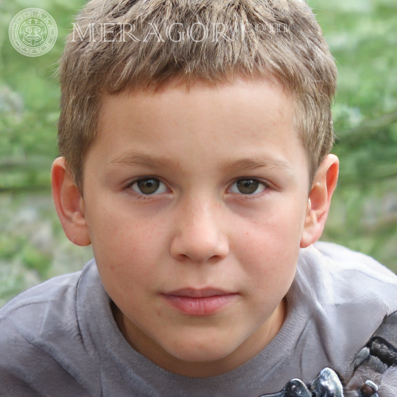 Photo of a boy for social networks Faces of boys Young boys Faces, portraits