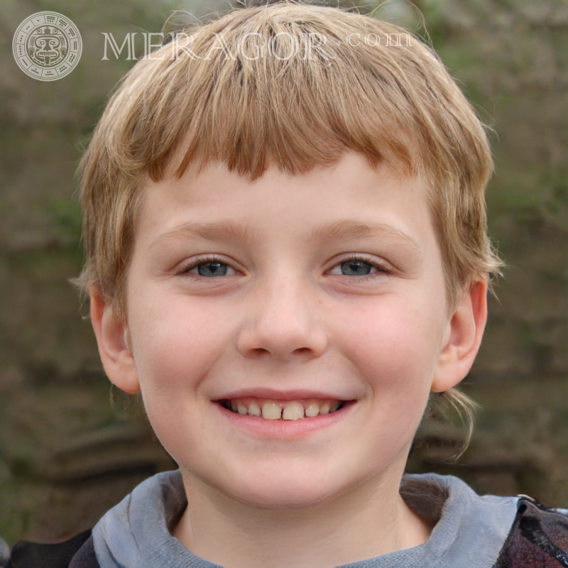 Jungenfoto für soziale Netzwerke herunterladen Gesichter von Jungen Kindliche Jungen Gesichter, Porträts