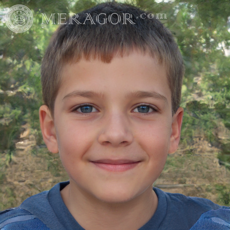 Foto eines Jungen auf der Straße für eine Seite Gesichter von Jungen Kindliche Jungen Gesichter, Porträts