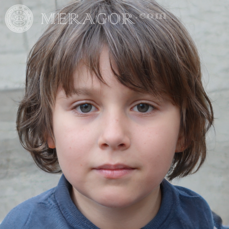 Фотографія хлопчика з довгим волоссям для профілю 50 на 50 пікселів Особи хлопчиків Дитячий Хлопчики Людина, портрети