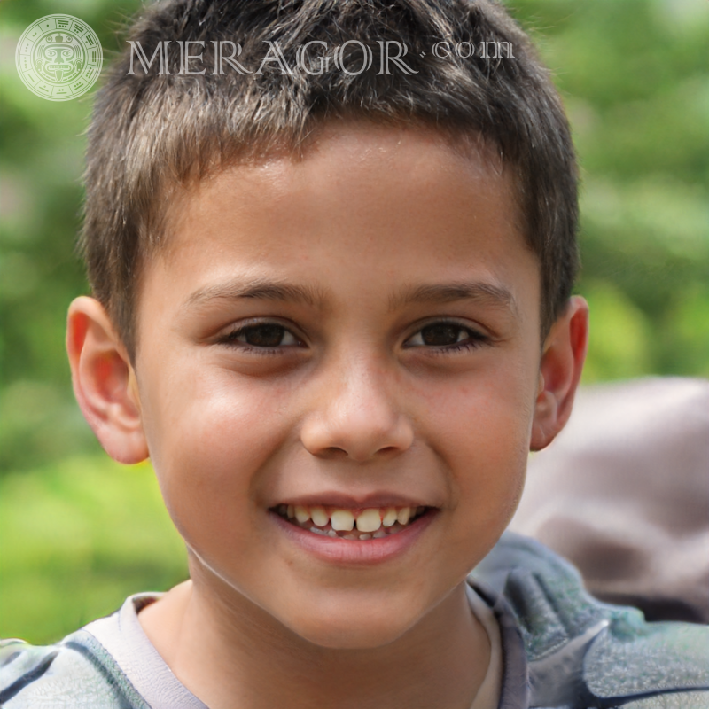 Photo of a cheerful boy for social networks 50 by 50 pixels Faces of boys Babies Young boys Faces, portraits