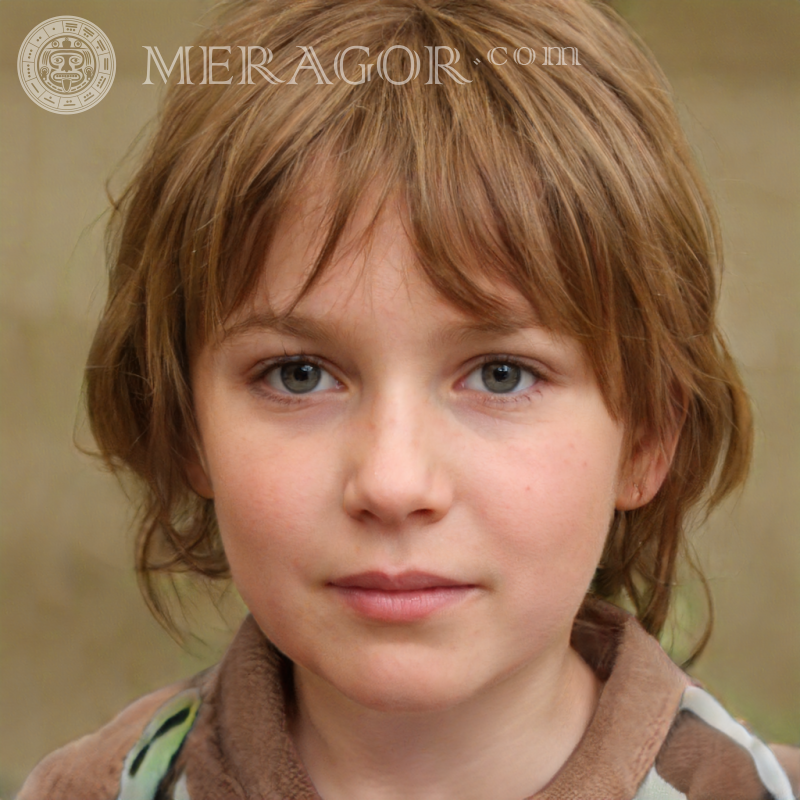 Descarga una foto de un chico pelirrojo con pelo largo Rostros de niños Infantiles Chicos jóvenes Caras, retratos