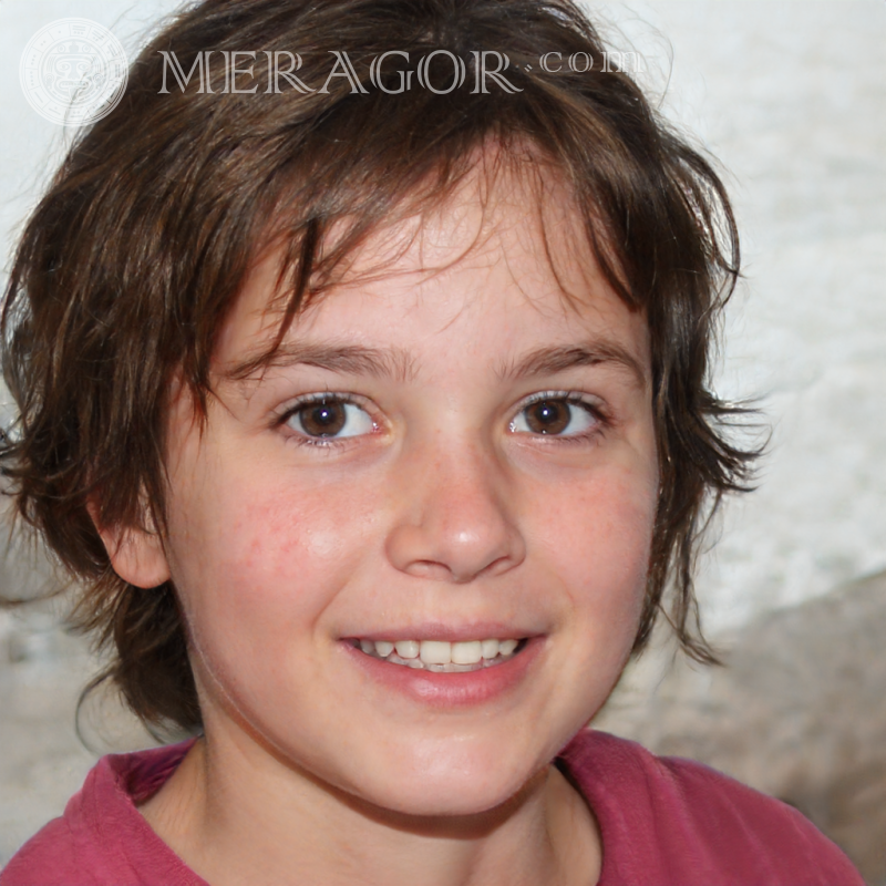 Foto eines fröhlichen Jungen für Baddo Gesichter von Jungen Kindliche Jungen Gesichter, Porträts