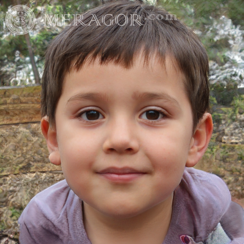 Portrait of a boy on profile Faces of boys Babies Young boys Faces, portraits