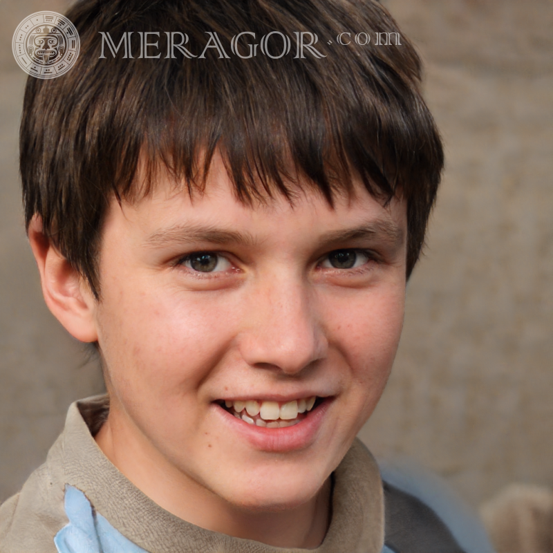 Happy Boy Gesicht für die Autorisierung Gesichter von Jungen Kindliche Jungen Gesichter, Porträts