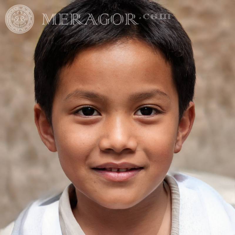 Fotografia de rosto de menino bronzeado Rostos de meninos Infantis Meninos jovens Pessoa, retratos