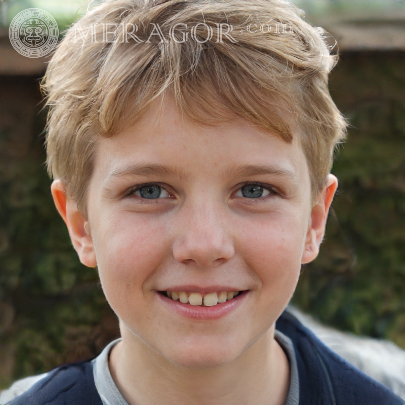 Cara de niño de foto en tableta Rostros de niños Infantiles Chicos jóvenes Caras, retratos