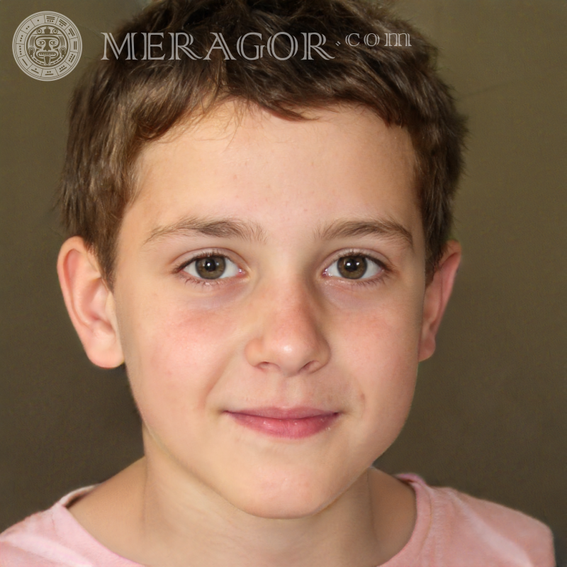 Image de visage de garçon 50 par 50 pixels Visages de garçons Infantiles Jeunes garçons Visages, portraits