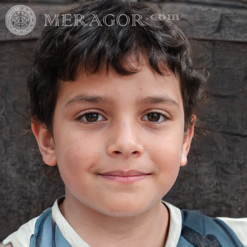 Porträt eines Jungenbildes für die Site Gesichter von Jungen Kindliche Jungen Gesichter, Porträts
