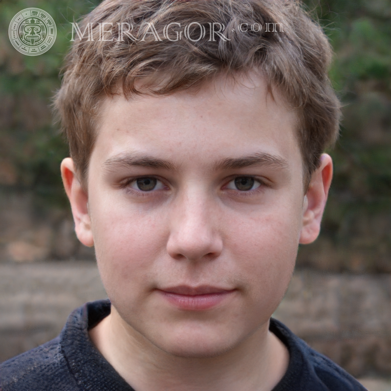 Bildnis eines Jungen für Baddo | 0 Gesichter von Jungen Kindliche Jungen Gesichter, Porträts