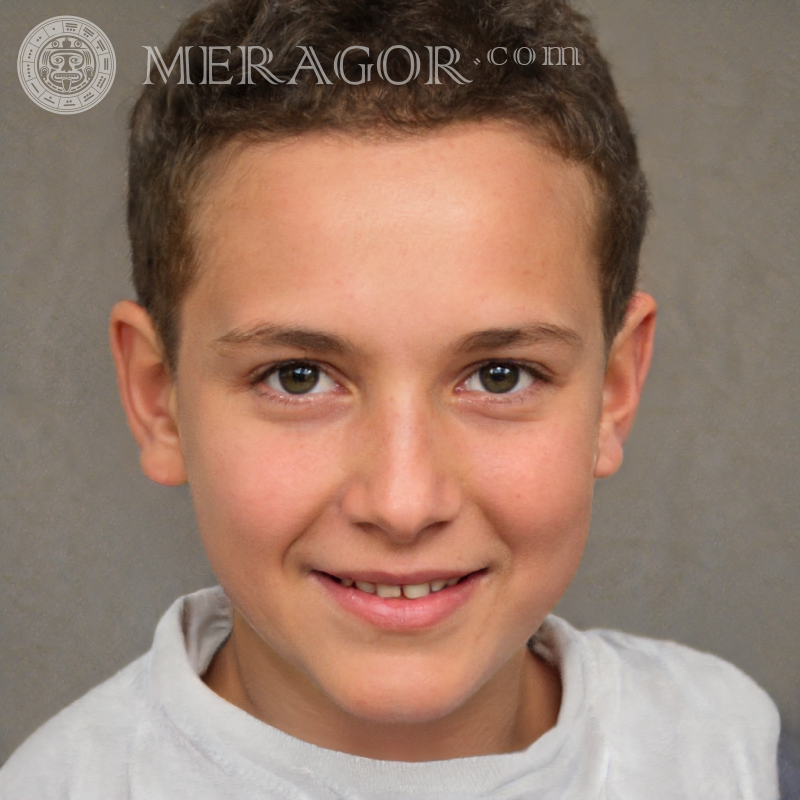Retrato gratuito de um menino para avatar Rostos de meninos Infantis Meninos jovens Pessoa, retratos