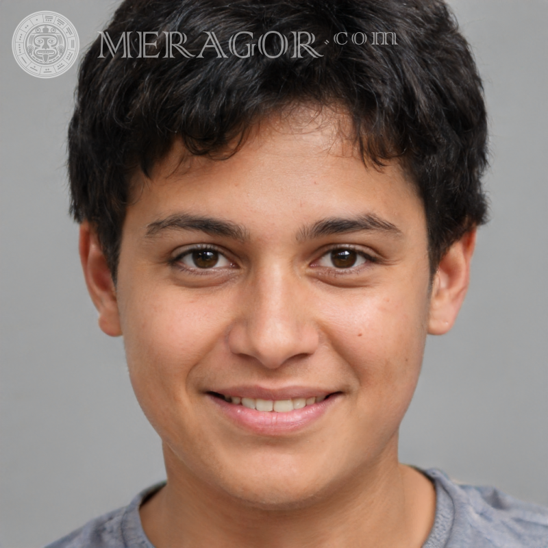 Photo of a boy with black hair Faces of boys Babies Young boys Faces, portraits