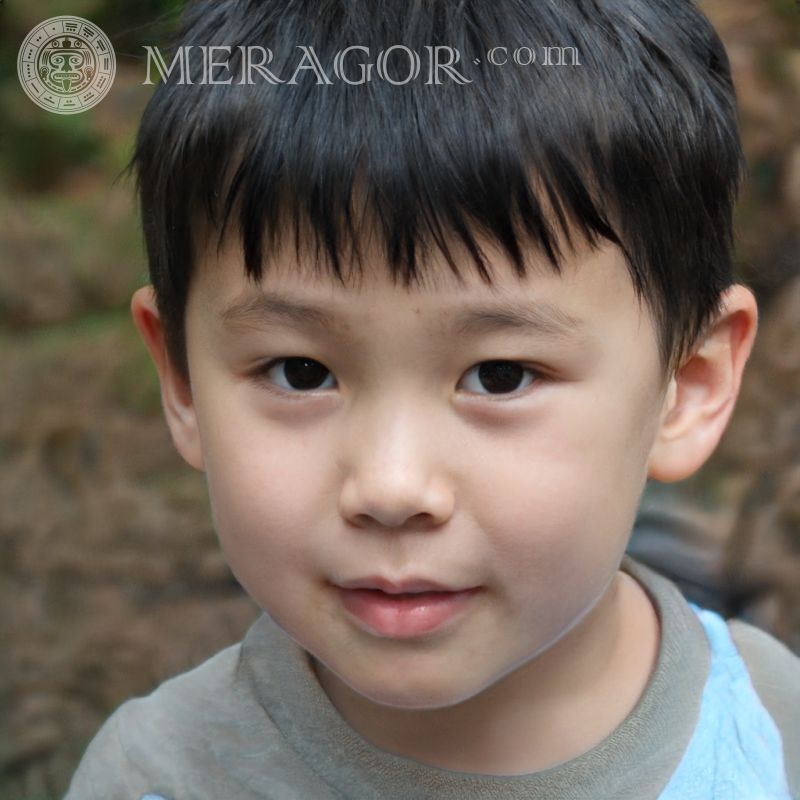 Photo de garçon asiatique Visages de garçons Infantiles Jeunes garçons Visages, portraits
