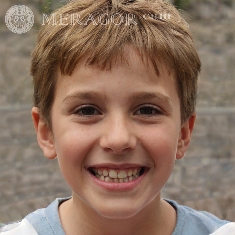 Photo of a happy boy Faces of boys Babies Young boys Faces, portraits