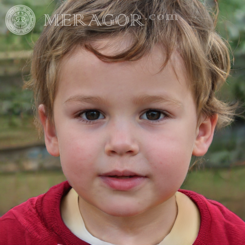Retrato de rosto de menino Rostos de bebês Rostos de meninos Extinto