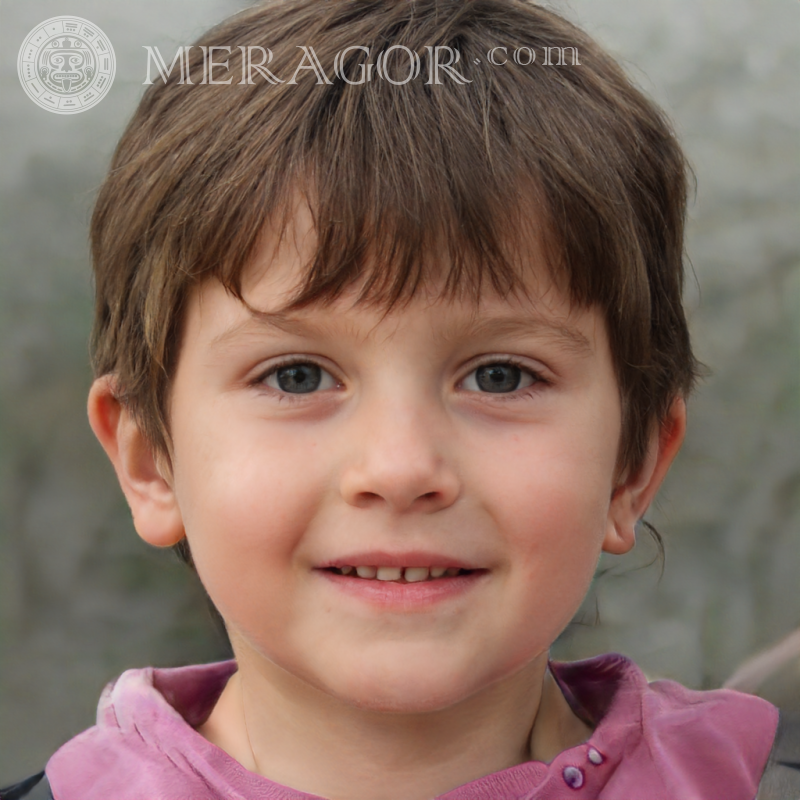 Portrait de téléchargement de visage de petit garçon Visages de bébés Visages de garçons Défunt