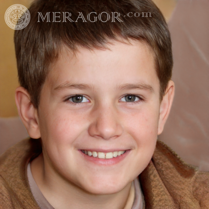 Photo un garçon joyeux pour LinkedIn Visages de garçons Infantiles Jeunes garçons Visages, portraits
