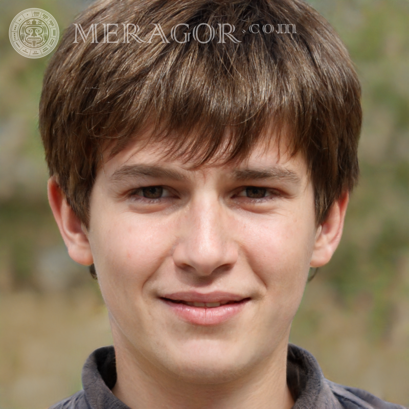 Foto eines Jungen für eine Werbeseite Gesichter von Jungen Kindliche Jungen Gesichter, Porträts