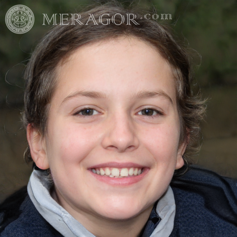 Photo of a cheerful boy for playing Faces of boys Babies Young boys Faces, portraits