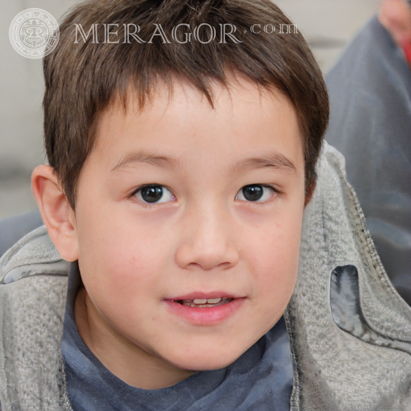 Photo un petit garçon pour avatar Visages de garçons Infantiles Jeunes garçons Visages, portraits