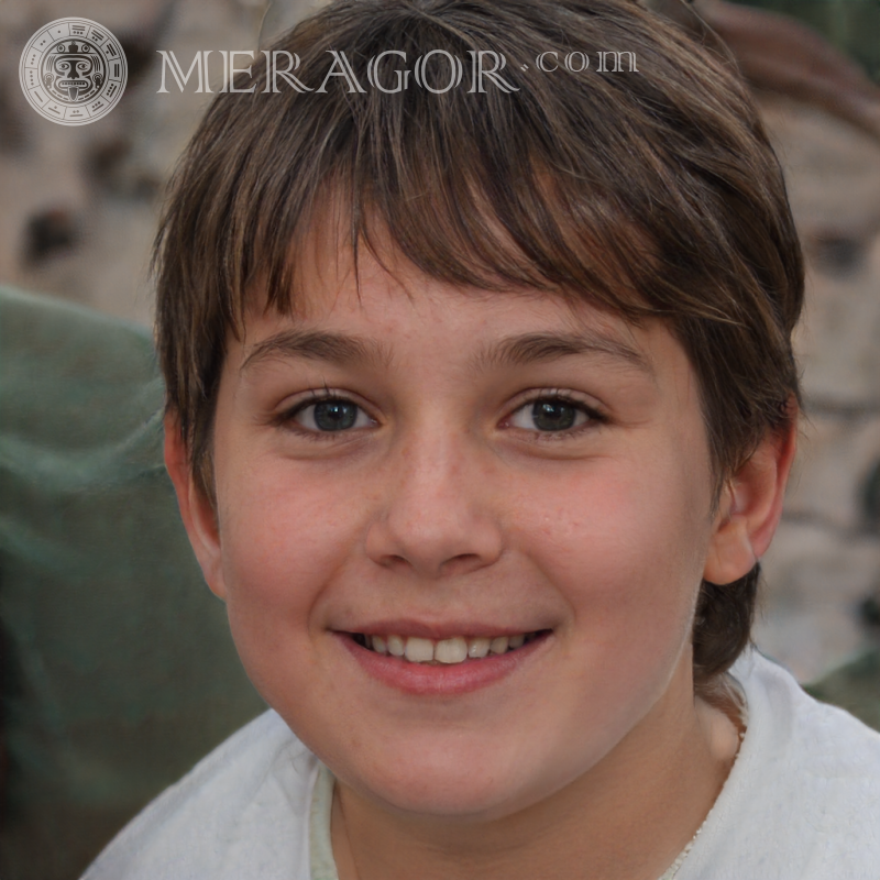 Фотография улыбающегося мальчика на учетную запись Лица мальчиков Детские Мальчики Лица, портреты