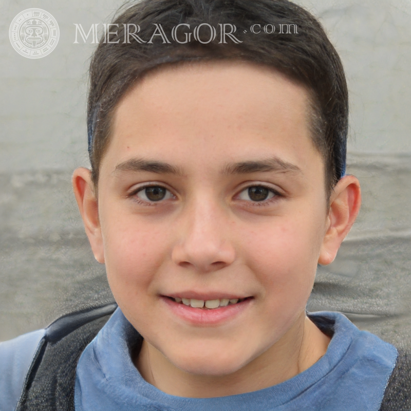 Photo of a happy boy to the registration page Faces of boys Babies Young boys Faces, portraits
