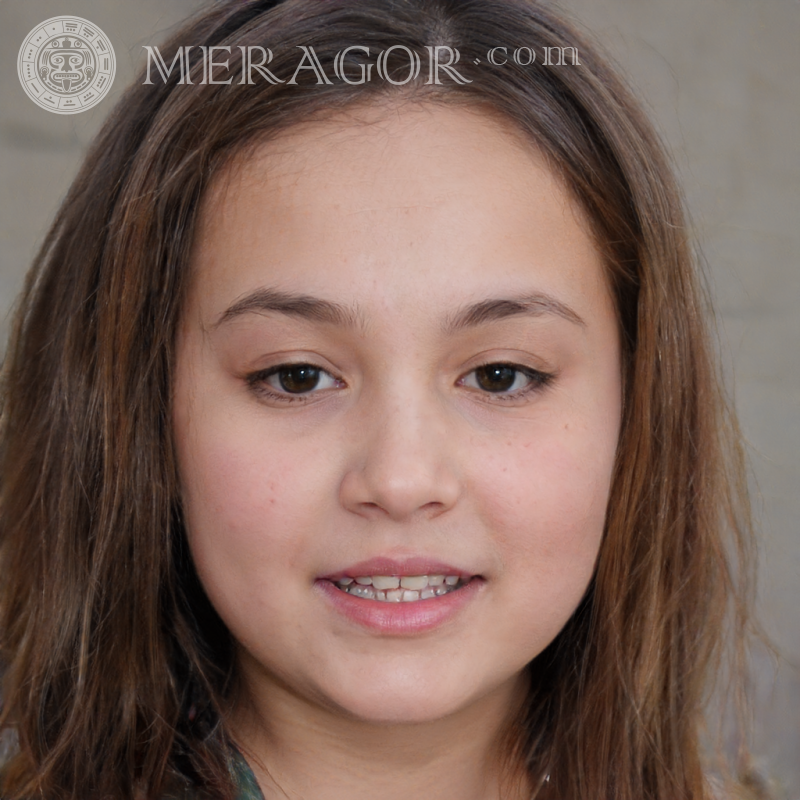 Profilgenerator für Mädchengesichter Gesichter von kleinen Mädchen Gesichter, Porträts