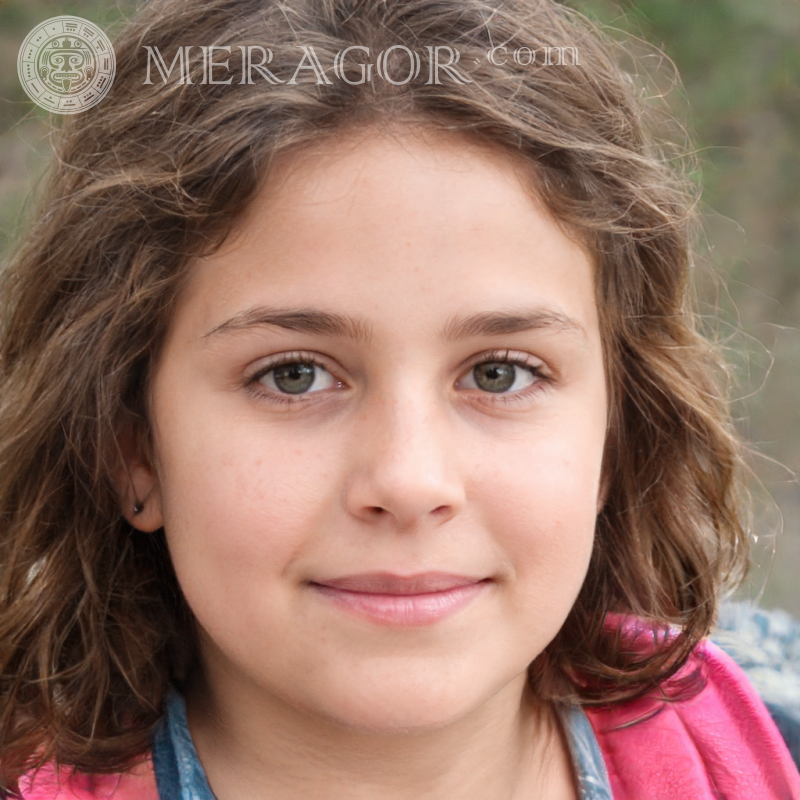 Télécharger la photo du visage une fillette de 9 ans Visages de petites filles Visages, portraits Défunt