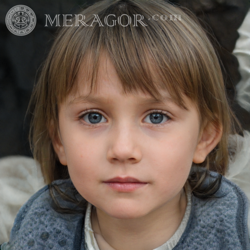 The face of a girl who looks like a boy Faces of small girls Faces, portraits Defunct