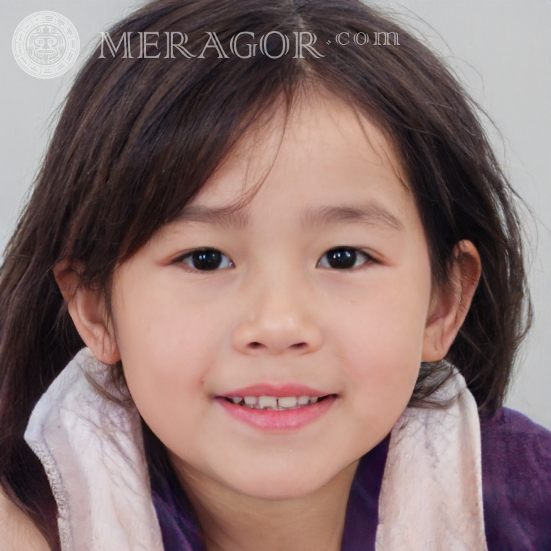 Photo de visage de fille 150 par 150 pixels Visages de petites filles Visages, portraits Défunt