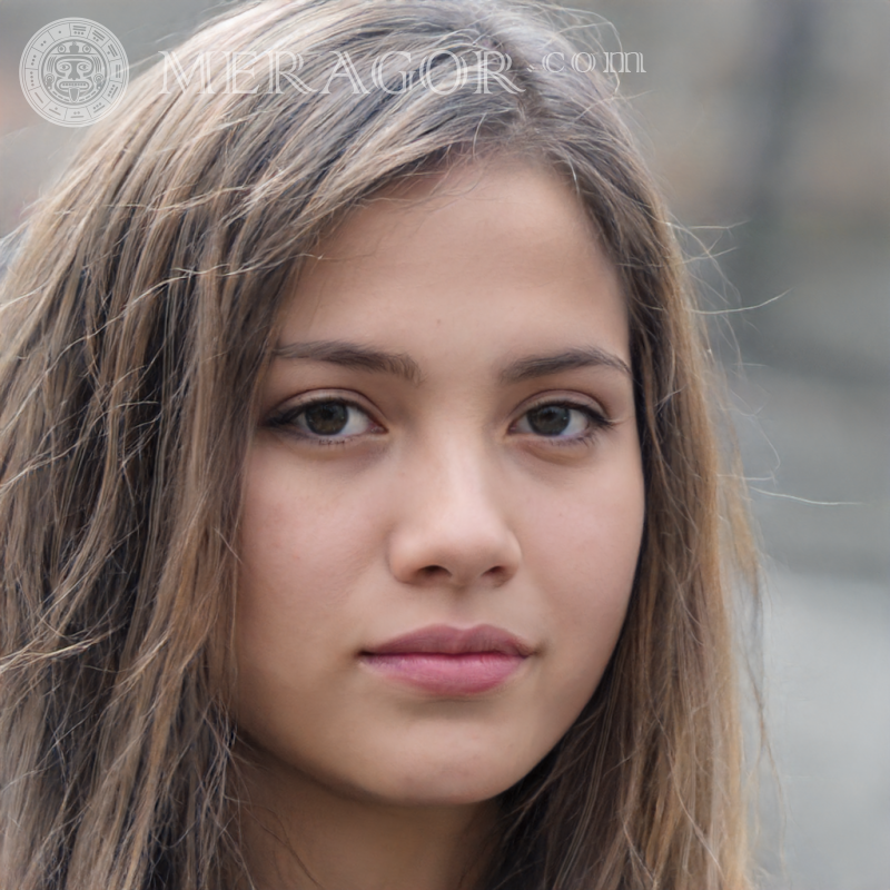 Fotografia legal de retrato de rosto de menina Rostos de meninas Pessoa, retratos Extinto