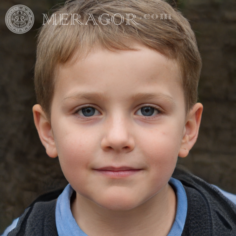 Foto de un niño con cabello rubio | 0 Rostros de niños Infantiles Chicos jóvenes Caras, retratos