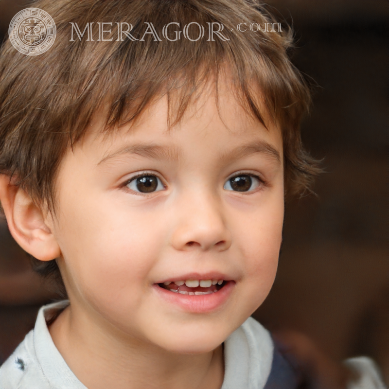 Foto eines süßen Jungen für Avatar Gesichter von Jungen Kindliche Jungen Gesichter, Porträts