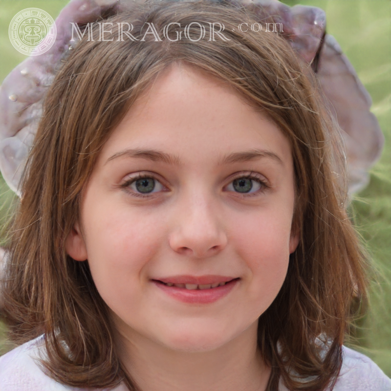 Retrato de descarga de cara de niña europea Rostros de niñas pequeñas Caras, retratos Difunto
