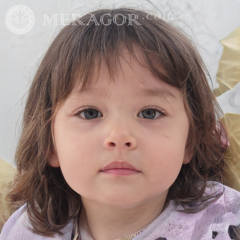 Gesicht eines russischen Mädchens 3 Jahre alt Download Portrait Gesichter von kleinen Mädchen Gesichter, Porträts Verstorben
