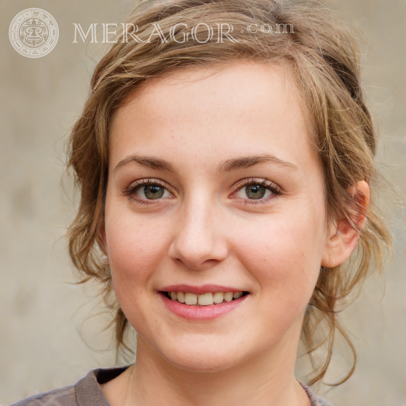 Download de rosto de menina de 22 anos no avatar Rostos de meninas adultas Europeus Pessoa, retratos