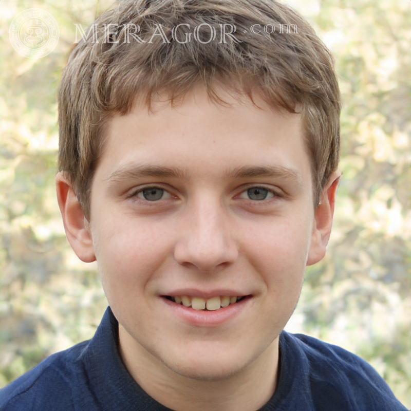 Foto de menino feliz para a página Rostos de meninos Europeus Infantis Meninos jovens