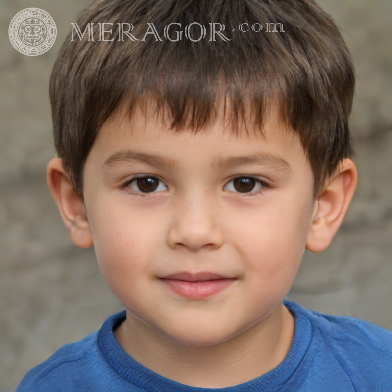 Cute little boy face for cover Faces of boys Europeans Russians Ukrainians