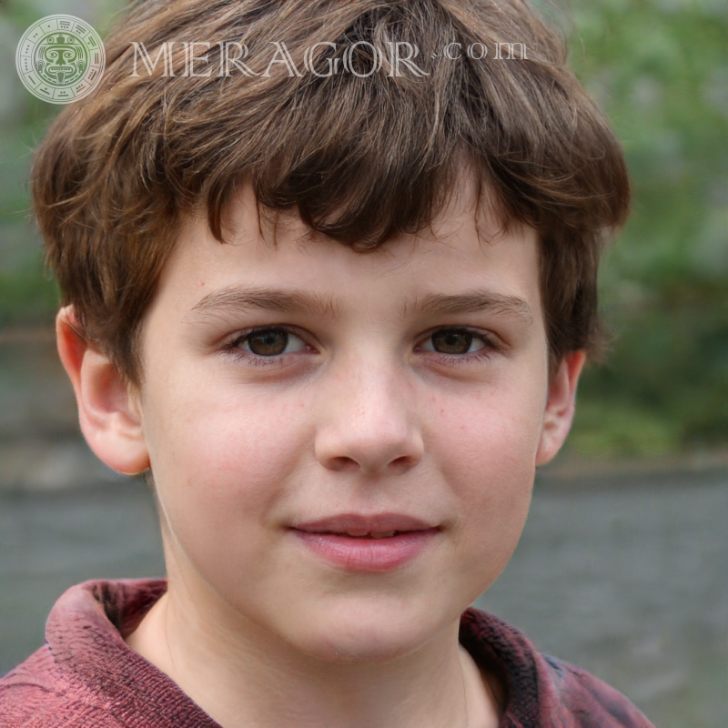 Cute little boy face for profile Faces of boys Europeans Russians Ukrainians