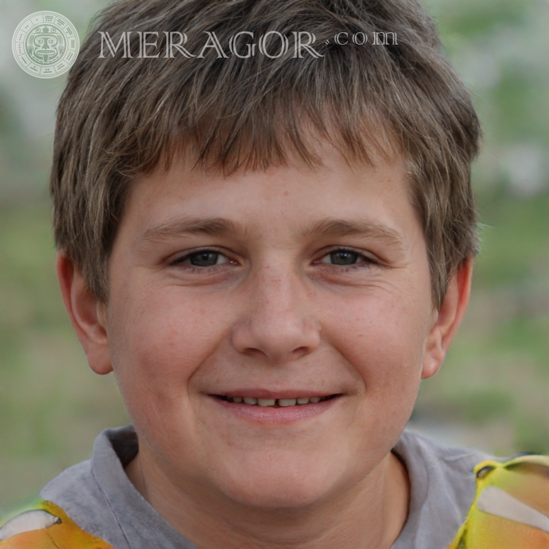 Лицо улыбающегося мальчика для мессенджеров Лица мальчиков Европейцы Русские Украинцы