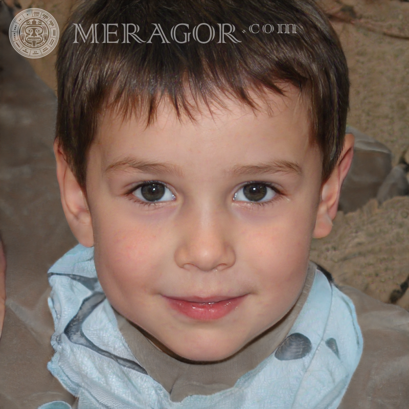 La cara de un chico lindo para el foro. Rostros de niños Europeos Rusos Ucranianos