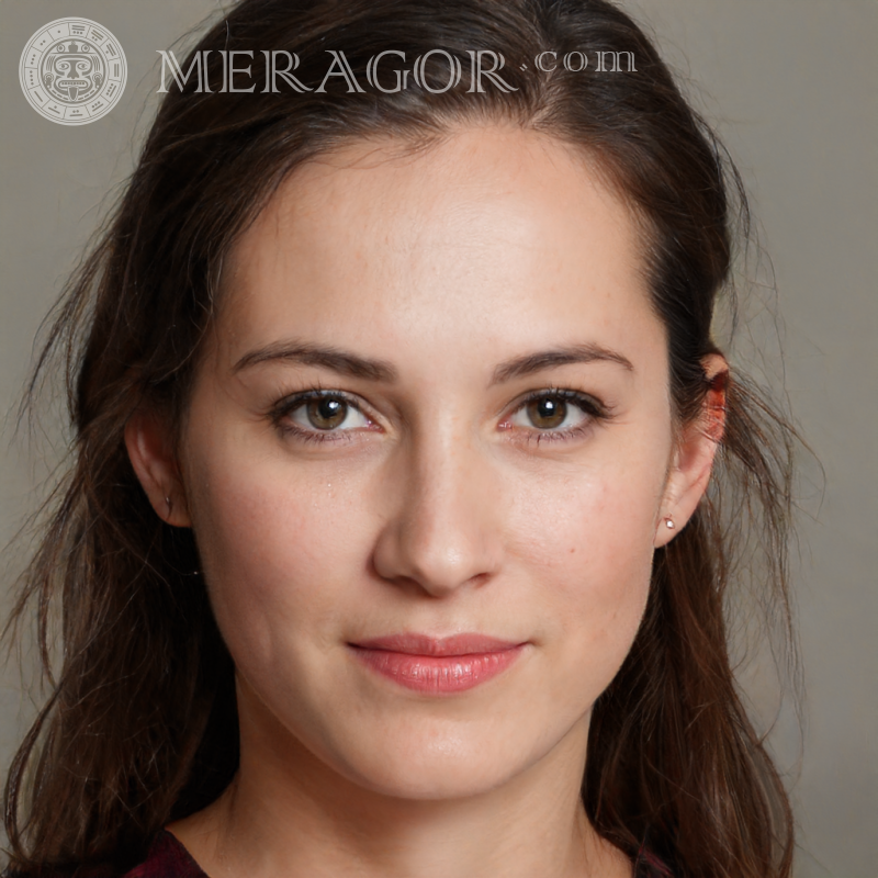 Rosto de uma garota de 20 anos baixar no perfil Rostos de meninas adultas Europeus Pessoa, retratos