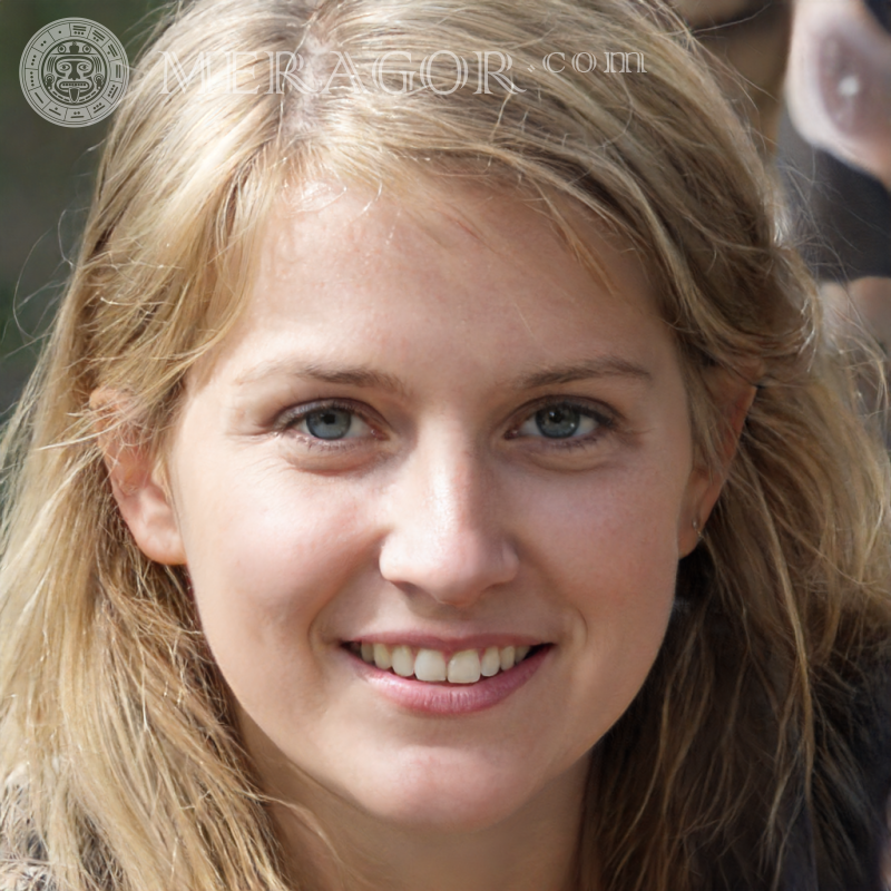 Gesicht eines blonden Mädchens 20 Jahre alt herunterladen Gesichter von Mädchen Europäer Gesichter, Porträts