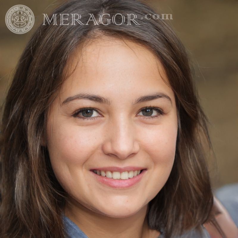 Descargar imagen de perfil de cara de niña Rostros de chicas Europeos Caras, retratos