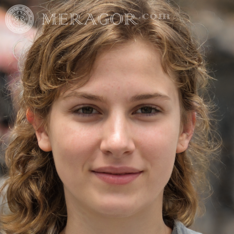 Foto com o rosto de uma garota russa Rostos de meninas adultas Europeus Pessoa, retratos
