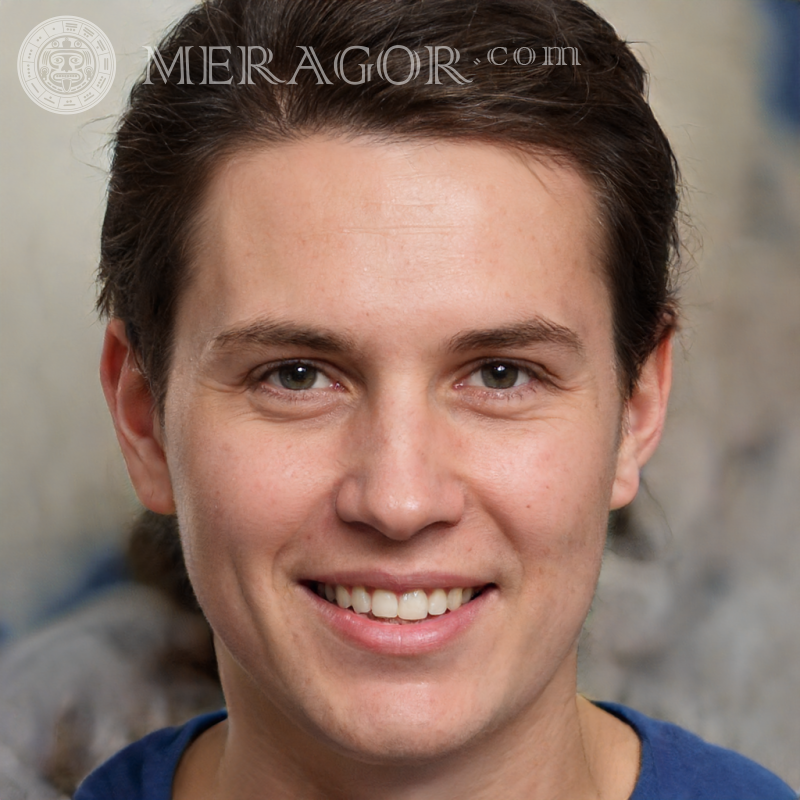 Gesichtsgenerator des Mannes Meragor Gesichter von Männern Europäer Gesichter, Porträts
