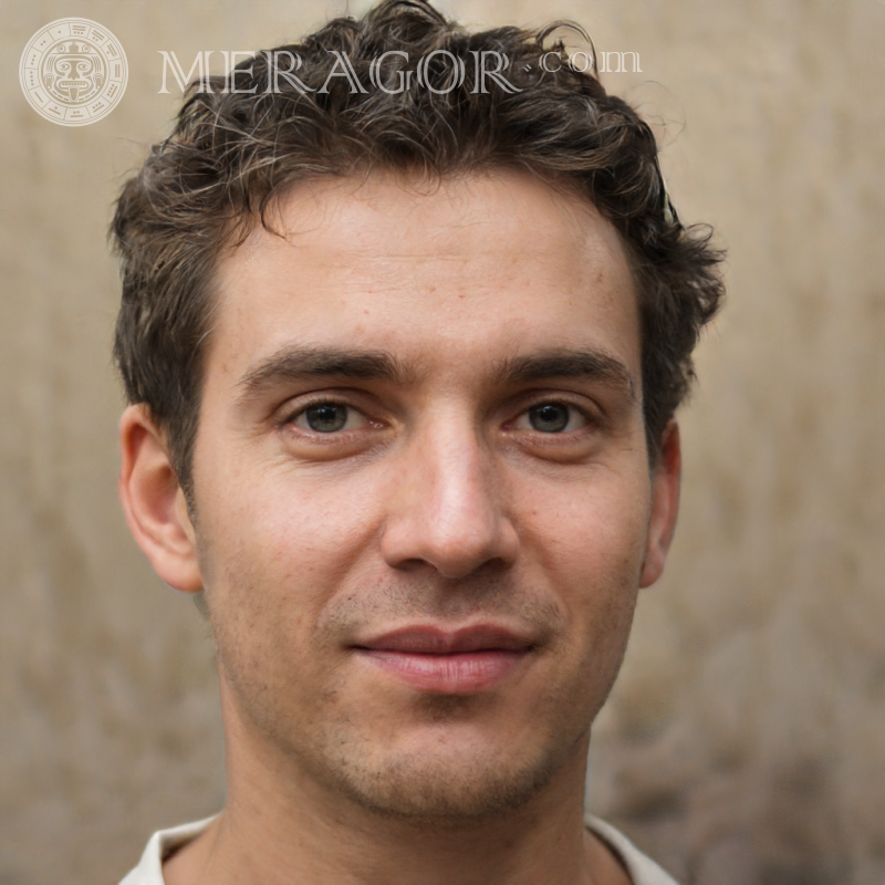 Foto hombre generador Meragor Rostros de hombres Europeos Caras, retratos